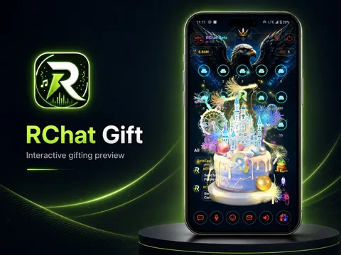 RChat virtual gift experience