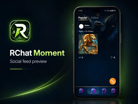 RChat moments interface
